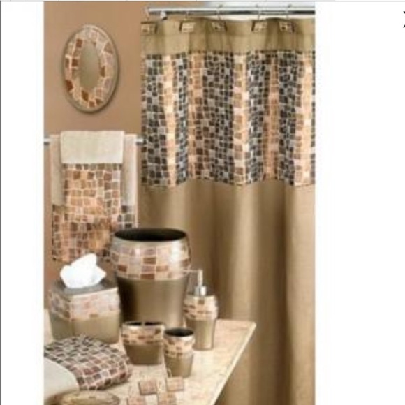 Mosaic Stone Bronze Lotion Pump Soap Dispenser - Picture 2 of 4